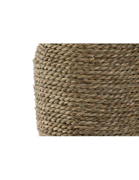 JARRON FIBRA 15X15X32 NATURAL