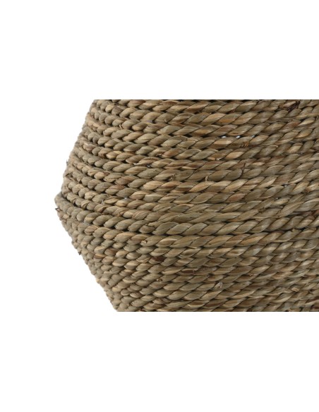 JARRON FIBRA 19X19X34 NATURAL