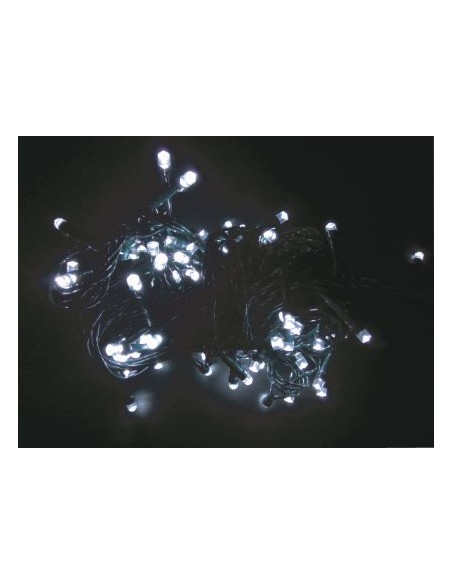 50LED CABLE VERDE BOMBILLA BLANCO