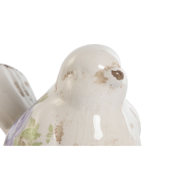 FIGURA GRES 19X11X14 FLORES MULTICOLOR