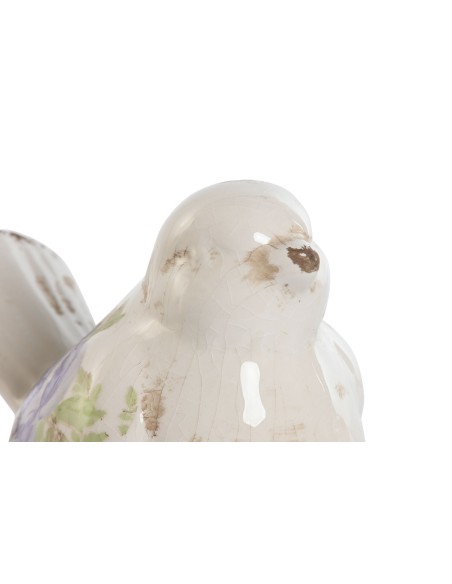 FIGURA GRES 19X11X14 FLORES MULTICOLOR