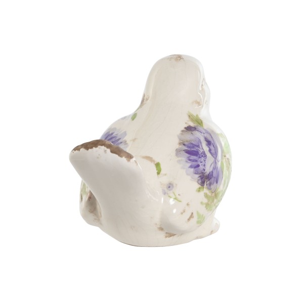 FIGURA GRES 19X11X14 FLORES MULTICOLOR