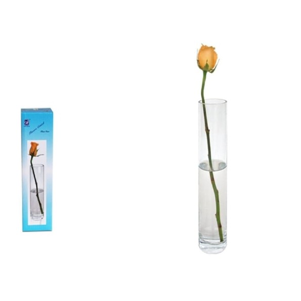 FLORERO CRISTAL R.6*25CM