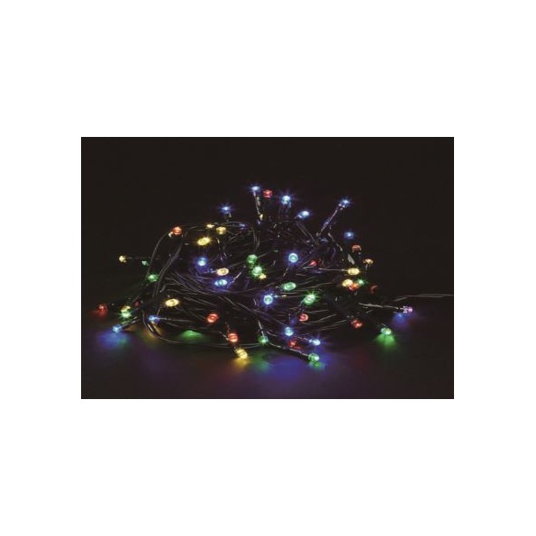 100LED CABLE VERDE BOMBILLA COLORES