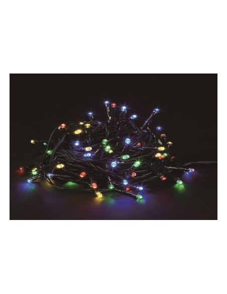 100LED CABLE VERDE BOMBILLA COLORES