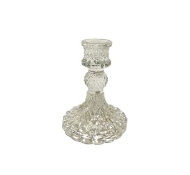 CANDELABRO ART DECO TRANSPARENTE D.3H10