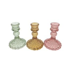 PORTAVELAS CRISTAL D3 H10 3 MIX COL