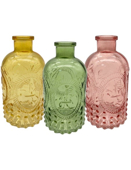 JARRON  CRISTAL VETRO DRITTA D.6,5/3H13 3 SURT