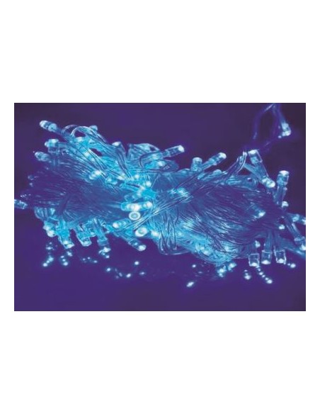 180LED CABLE TRANSPARENCIA BOMBILLA AZUL