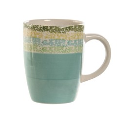 MUG GRES 1X1X1 330ML AZUL