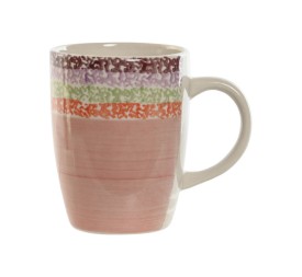 MUG GRES 1X1X1 330ML ROSA