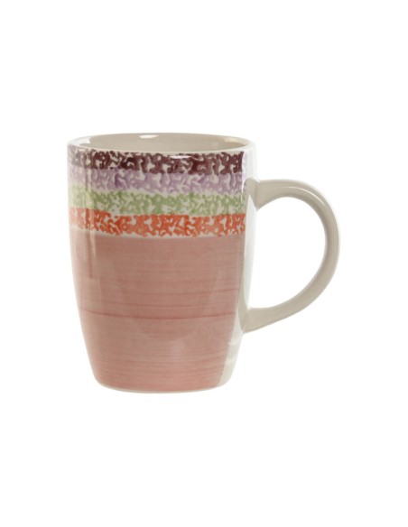 MUG GRES 1X1X1 330ML ROSA