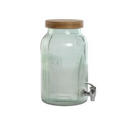 DISPENSADOR BEBIDAS CRISTAL BAMBU 18X18X31 5,5L