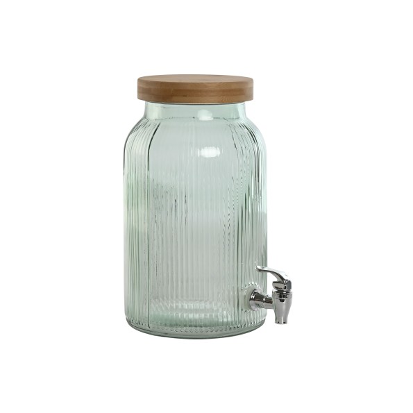 DISPENSADOR BEBIDAS CRISTAL BAMBU 18X18X31 5,5L