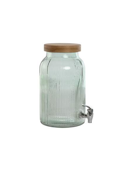 DISPENSADOR BEBIDAS CRISTAL BAMBU 18X18X31 5,5L