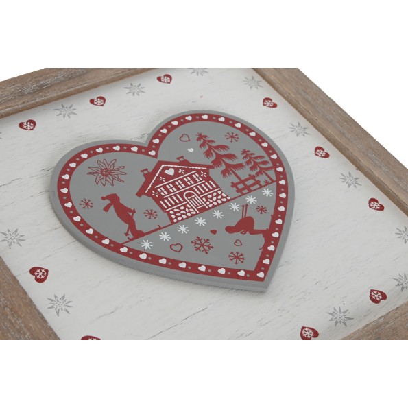 CAJA INFUSIONES MDF 24X24X7,5 ROJO