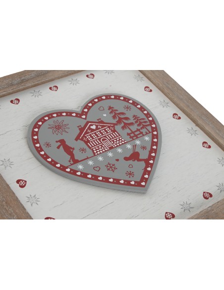 CAJA INFUSIONES MDF 24X24X7,5 ROJO