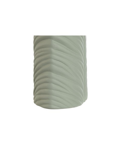 JARRON GRES 21X10X50 HOJA VERDE MENTA