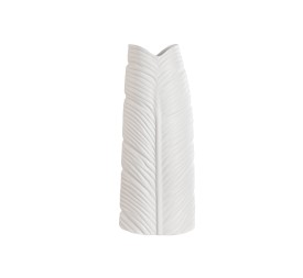 JARRON GRES 21X10X50 HOJA BLANCO