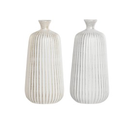 JARRON GRES 16X16X38 2 SURTIDO PLATA/DORADO