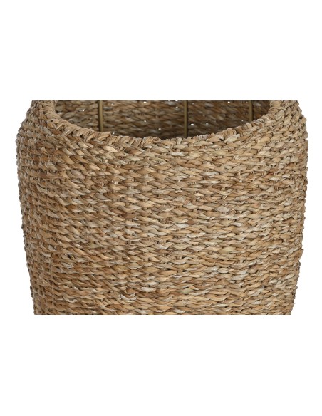 MACETERO SET 3 SEAGRASS METAL 43X43X70 NATURAL MACETERO SET 3 SEAGRASS METAL 43X43X70 NATURAL