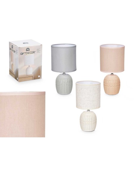 LAMPARA SOBREMESA CERAMICA ABOMBADA SURT 3