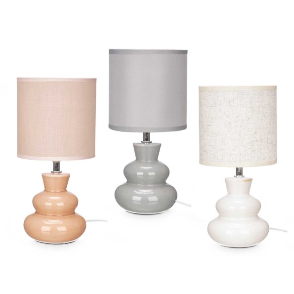 LAMPARA SOBREMESA CERAMICA TRIANGULAR SURT 3