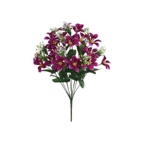 RAMO LILIES X 10  44CM (VIOLETA)