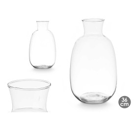 JARRON CRISTAL CUELLO 36CM