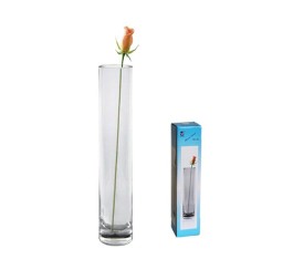 FLORERO CRISTAL RED 5X20CM