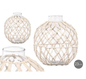 ESFERA VIDRIO CUERDA BLANCA GRD