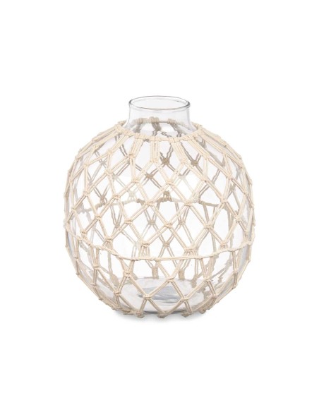 ESFERA VIDRIO CUERDA BLANCA GRD