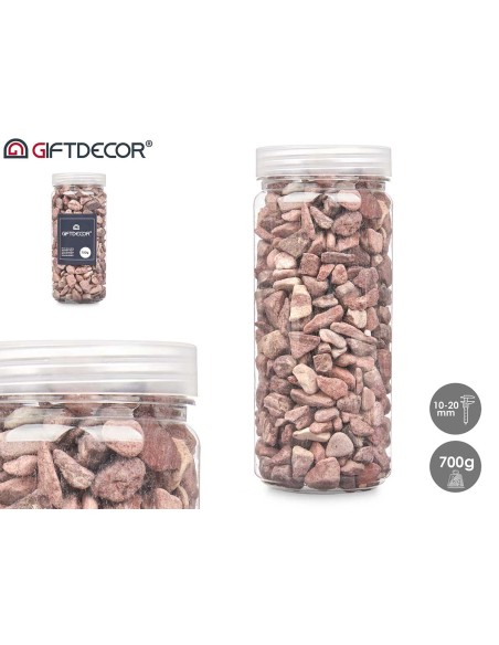 BOTE PIEDRA 10 20 MM 700G ROJIZO BOTE PIEDRA 10 20 MM 700G ROJIZO
