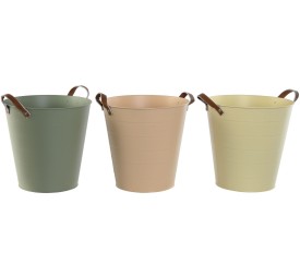 MACETERO METAL PU 30X30X30 3 SURT.