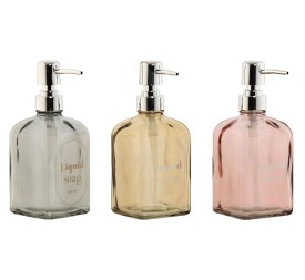 DOSIFICADOR CRISTAL ABS 8X7,5X19 450 ML, 3 SURT.