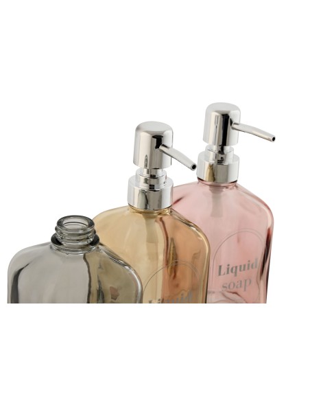 DOSIFICADOR CRISTAL ABS 8X7,5X19 450 ML, 3 SURT.