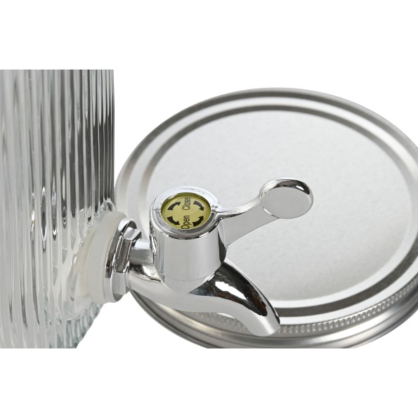 DISPENSADOR BEBIDAS CRISTAL METAL 15X20X23 3000