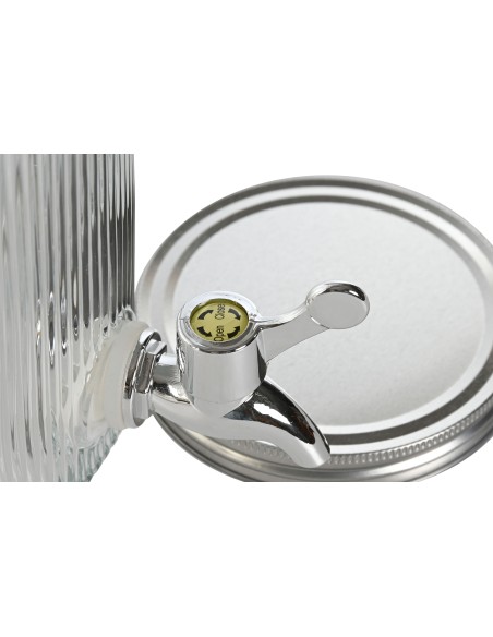 DISPENSADOR BEBIDAS CRISTAL METAL 15X20X23 3000