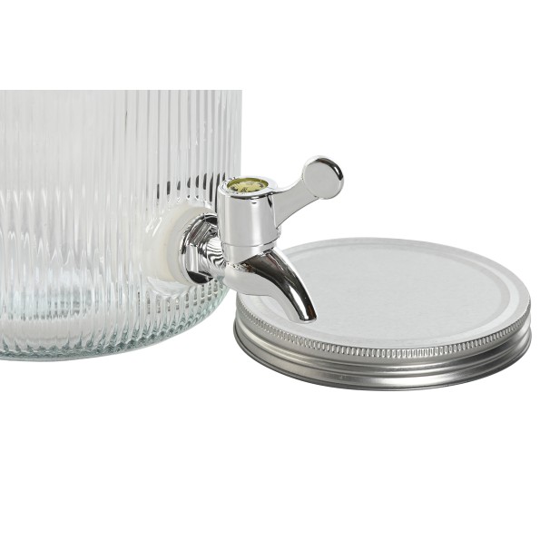 DISPENSADOR BEBIDAS CRISTAL METAL 15X20X23 3000