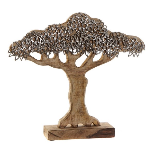 FIGURA MANGO ALUMINIO 45X9X41 ARBOL NATURAL