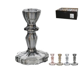 PORTAVELAS CRISTAL 7,5x11,2CM 4 SURTIDOS