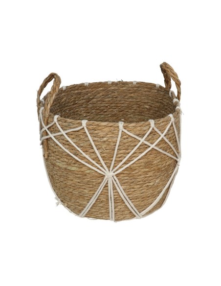 CESTA REDONDA CON ASAS NIGER 33X26CM