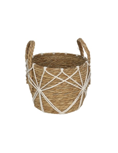 CESTA REDONDA CON ASAS NIGER 23X20CM