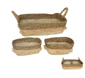 SET 3 CESTAS RECTANGULARES CON ASAS KENIA