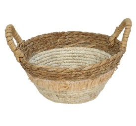 CESTA REDONDA CON ASAS RUANDA 26X13CM