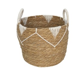 CESTA REDONDA CON ASAS BURUNDI 28X21CM