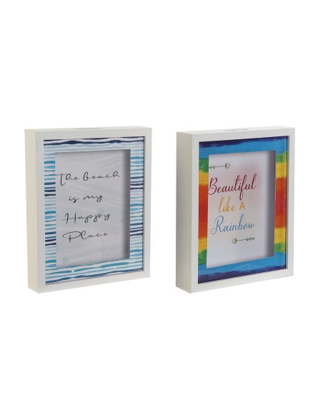 HUCHA MDF CRISTAL 19,5X4,5X24,5 2 SURT.