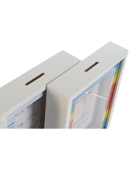 HUCHA MDF CRISTAL 19,5X4,5X24,5 2 SURT.