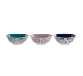 ENSALADERA PORCELANA 20X20X7,5 3 SURT.
