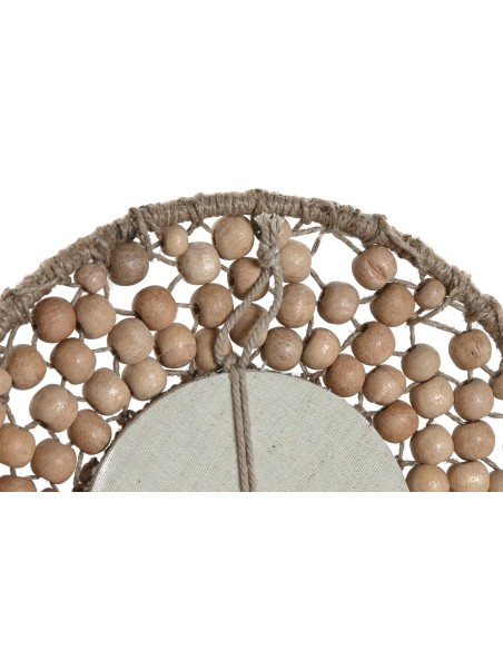 ESPEJO  3 MADERA CRISTAL 20X1X20 BOLITAS